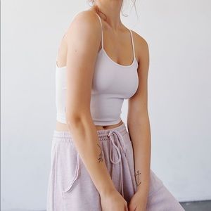 Free People movement strappy tighten up tank.